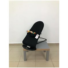 Детский механический шезлонг Luxmom черный