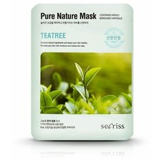 Маска для лица тканевая ANSKIN Secriss Pure Nature Mask Pack-Teatree (25 мл)
