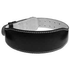 Пояс для тяжелой атлетики 120 см, искусственная кожа, с подкладкой, цвет черный Noname