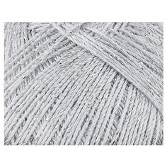 Пряжа Yarn art "Bright", цвет: 128 серебро, 340 м, 90 грамм (6 мотков)