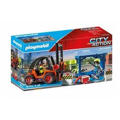 Конструктор Playmobil Вилочный погрузчик с грузом 70772