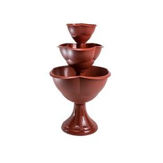 Кашпо 3-х ярусн."Водопад" терракот.Бр.8.23 Бриг