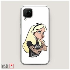 Силиконовый чехол "Белоснежка в татуировках" на Huawei Nova 7i / Хуавей Нова 7i Case Place
