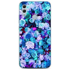 Силиконовый чехол "Цветочный ковер" на Honor 10 Lite / Хонор 10 Лайт Case Place