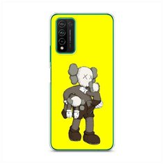 Силиконовый чехол "Кукла KAWS" на Honor 10X Lite / Хонор 10X Лайт Case Place