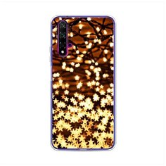 Силиконовый чехол "Новогодняя гирлянда" на Huawei Nova 5T / Хуавей Нова 5Т Case Place