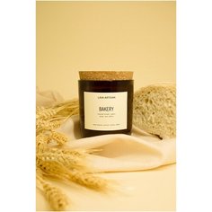 Свеча ароматическая LAVA ARTISAN "BAKERY/ пекарня" из кокосового воска с деревянным фитилем 280 мл