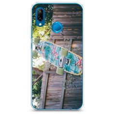 Силиконовый чехол "Хобби скейт 3" на Huawei P20 Lite / Хуавей П 20 Лайт Case Place