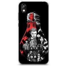 Силиконовый чехол "Черная лампочка" на Honor 8S / Хонор 8S Case Place