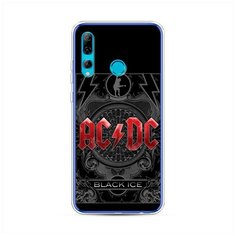 Силиконовый чехол "Альбом Black Ice" на Huawei P Smart Plus 2019 / Хуавей П Смарт 2019 Case Place