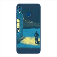 Силиконовый чехол "Хобби велосипед 5" на Honor 8X / Хонор 8Х Case Place