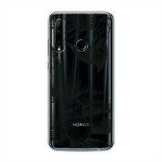 Силиконовый чехол "Цветы тату" на Honor 20e / Хонор 20е Case Place