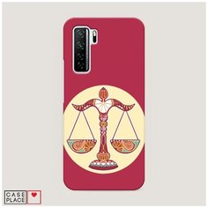 Пластиковый чехол "Весы" на Honor 30S (Global) / Хонор 30S (Глобал) Case Place