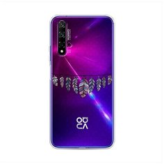 Силиконовый чехол "Гирлянда из перьев 1" на Huawei Nova 5T / Хуавей Нова 5Т Case Place