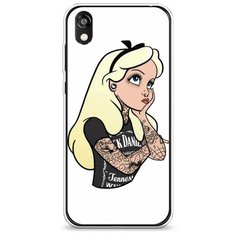 Силиконовый чехол "Белоснежка в татуировках" на Honor 8S Prime / Хонор 8S Прайм Case Place