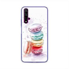 Силиконовый чехол "Пирамидка макарони 2" на Huawei Nova 5T / Хуавей Нова 5Т Case Place