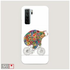 Пластиковый чехол "Хобби велосипед 8" на Honor 30S (Global) / Хонор 30S (Глобал) Case Place