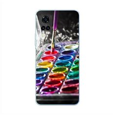 Силиконовый чехол "Палитра красок" на Vivo Vivo Y31 / Виво Y31 Case Place