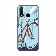 Силиконовый чехол "Хобби велосипед 10" на Vivo Vivo Y19 / Виво Y19 Case Place