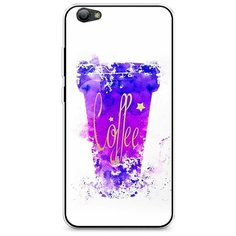 Силиконовый чехол "Кофейный стакан арт" на Vivo Vivo Y65 (Y66) / Виво Y65 (Y66) Case Place
