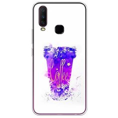 Силиконовый чехол "Кофейный стакан арт" на Vivo Vivo Y17 / Виво Y17 Case Place