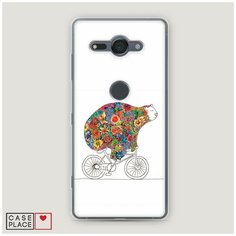 Силиконовый чехол "Хобби велосипед 8" на Sony Sony Xperia XZ2 compact / Сони Иксперия XZ2 Компакт Case Place