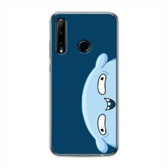 Силиконовый чехол "Подушка синий фон" на Honor 10i / Хонор 10i Case Place