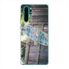 Силиконовый чехол "Хобби скейт 3" на Huawei P30 Pro / Хуавей П30 Про Case Place