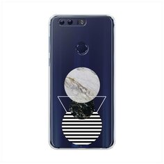 Силиконовый чехол "Пирамида из кругов" на Honor 8 / Хонор 8 Case Place