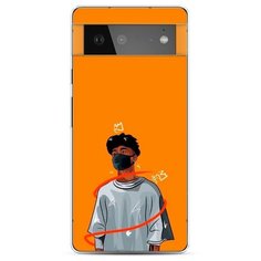 Силиконовый чехол "В маске 1" на Google Pixel Google Pixel 6 / Гугл Пиксель 6 Case Place