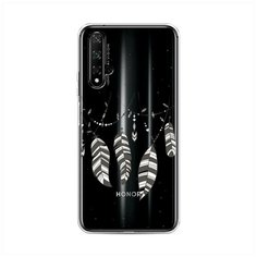 Силиконовый чехол "Гирлянда из перьев 3" на Honor 20 / Хонор 20 Case Place