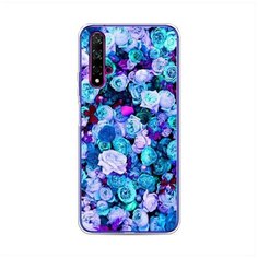 Силиконовый чехол "Цветочный ковер" на Huawei Nova 5T / Хуавей Нова 5Т Case Place