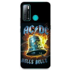 Силиконовый чехол "Альбом Hells Bells" на Tecno Tecno Pouvoir 4 / Техно Поувоир 4 Case Place