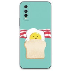 Силиконовый чехол "Съедобная кровать" на Vivo Vivo Y51s / Виво Y51s Case Place