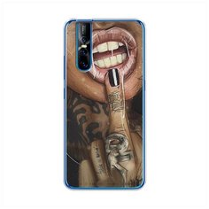 Силиконовый чехол "Девушка с татуировками" на Vivo Vivo V15 Pro / Виво V15 Про Case Place