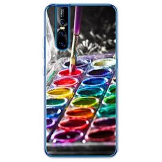 Силиконовый чехол "Палитра красок" на Vivo Vivo V15 / Виво V15 Case Place