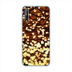 Силиконовый чехол "Новогодняя гирлянда" на Huawei Y8p / Хуавей Y8p Case Place