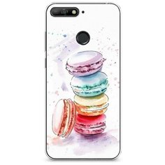 Силиконовый чехол "Пирамидка макарони 2" на Huawei Y6 Prime 2018 / Хуавей У6 Прайм 2018 Case Place