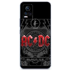 Силиконовый чехол "Альбом Black Ice" на Vivo Vivo V21e / Виво V21e Case Place