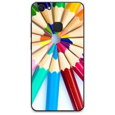 Силиконовый чехол "Цветные карандаши" на Vivo Vivo V7 Plus / Виво V7 Плюс Case Place