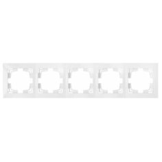 Рамка 5-местная белая, Уют, Bylectrica (юлиг.735212.283) (BYLECTRICA)