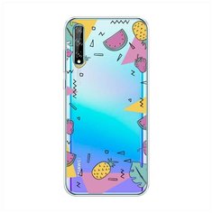 Силиконовый чехол "Летняя рамка" на Huawei Y8p / Хуавей Y8p Case Place