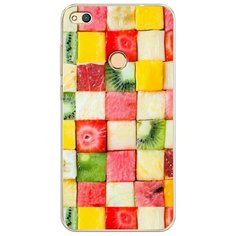 Силиконовый чехол "Фруктовые кубики" на Honor 8 Lite / Хонор 8 Лайт Case Place