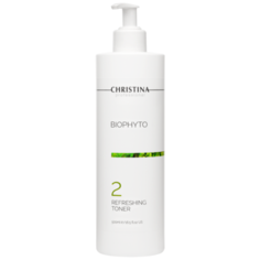 Тоник для лица BioPhyto 2 Refreshing Toner освежающий, 500 мл Christina