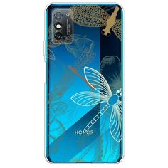 Силиконовый чехол "Тени стрекоз" на Honor X10 Max / Хонор X10 Макс Case Place