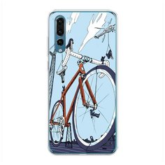 Силиконовый чехол "Хобби велосипед 10" на Huawei P20 Pro / Хуавей П20 Про Case Place