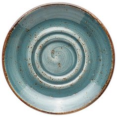 Блюдце «Крафт», 16,5 см., синий, фарфор, 11300225, Steelite