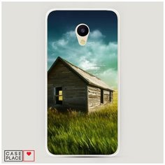 Силиконовый чехол "Домик в поле" на Meizu M5 / Мейзу М5 Case Place