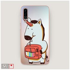 Силиконовый чехол "Единорог и телевизор" на Meizu 16Xs / Мейзу 16Xs Case Place