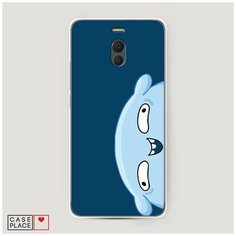 Силиконовый чехол "Подушка синий фон" на Meizu M6 Note / Мейзу М6 Ноте Case Place